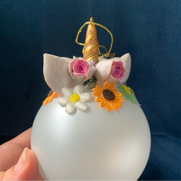 • NEW! Unicorn Xmas Ornament • - Picture 6 of 11